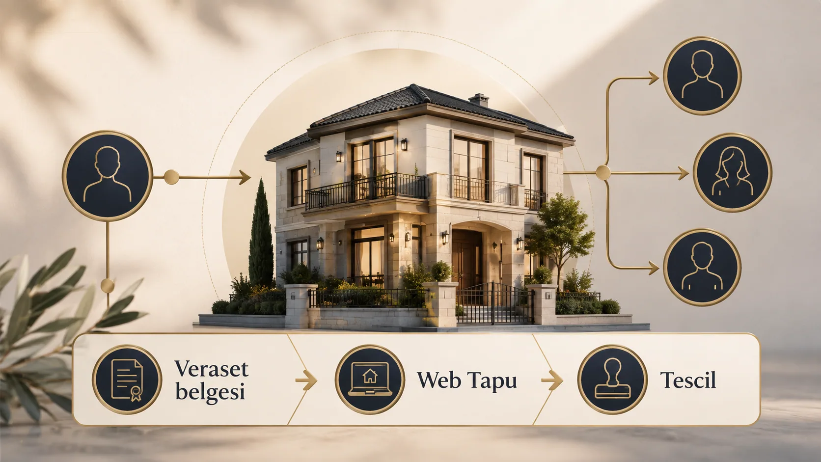 Miras Kalan Evin Tapu İntikali Nasıl Yapılır? Veraset Belgesi, Web Tapu ve Vergi Adımları